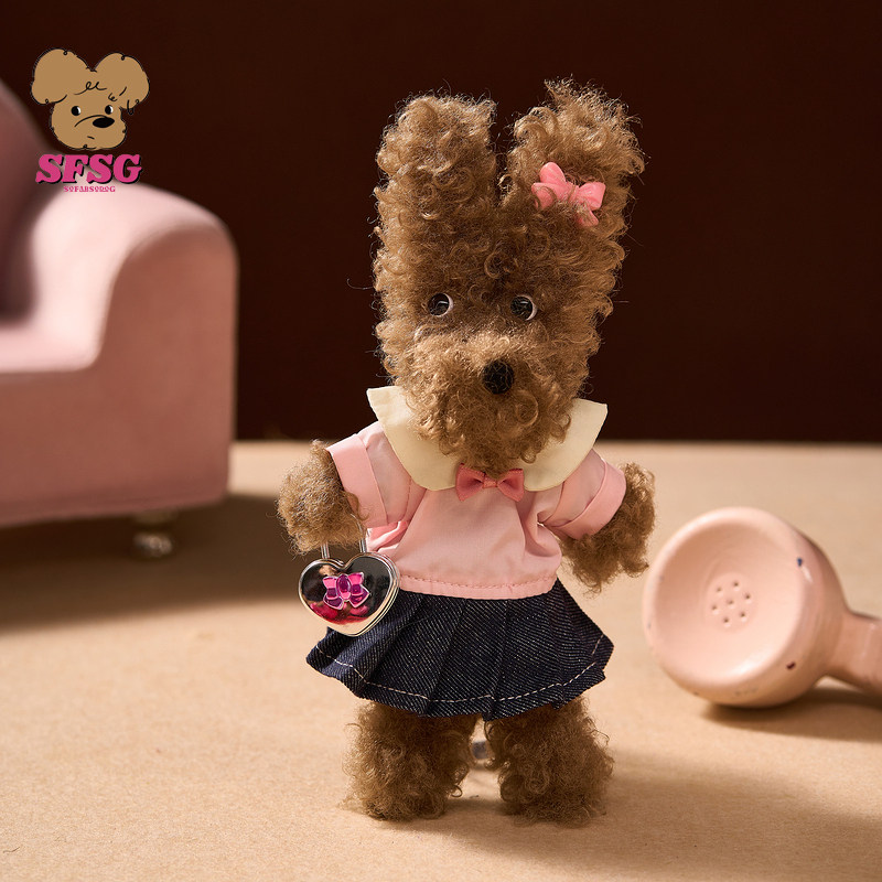 林子烨袁一琦同款SFSG x 复古派对系列潦草小狗挂件2025秋季新品,淘宝优惠券,粉丝福利购,淘宝优惠卷