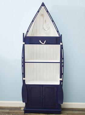 地中海洋家装整体一米四大船柜红酒柜储物柜收纳柜儿童房安能包邮