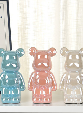 网红北欧爱心暴力熊潮玩摆件