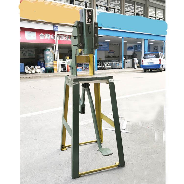 0.8T3T5T不插电式脚踏冲床安装方便脚踩型冲孔铝板铭牌冲压机 - 图1