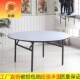 Pvc round table hotel folding large round table hotel 10 people 12 people 20 people commercial table multi-layer board home dining table