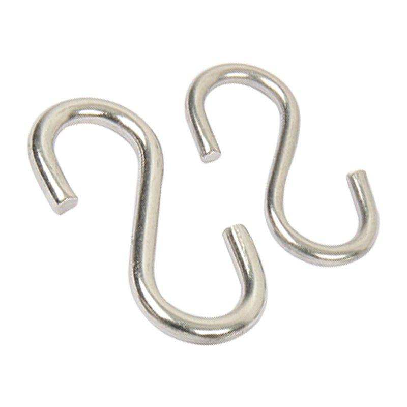 304不锈钢S钩厨房S型挂钩白钢挂物钩实心S钩S型金属钩家用挂钩,淘宝优惠券,粉丝福利购,淘宝优惠卷