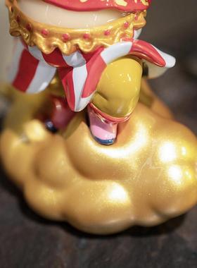 稀奇艺术《哼哈二将》家居玄关雕塑中国特色摆件乔迁礼物哼哈财神