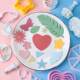 Fondant cake mold diy tool five-petal flower European brand-name frame stamping baking supplies cookie cookie mold