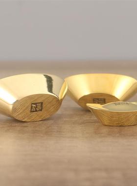 瑞祥礼品金元宝纯铜足锭实