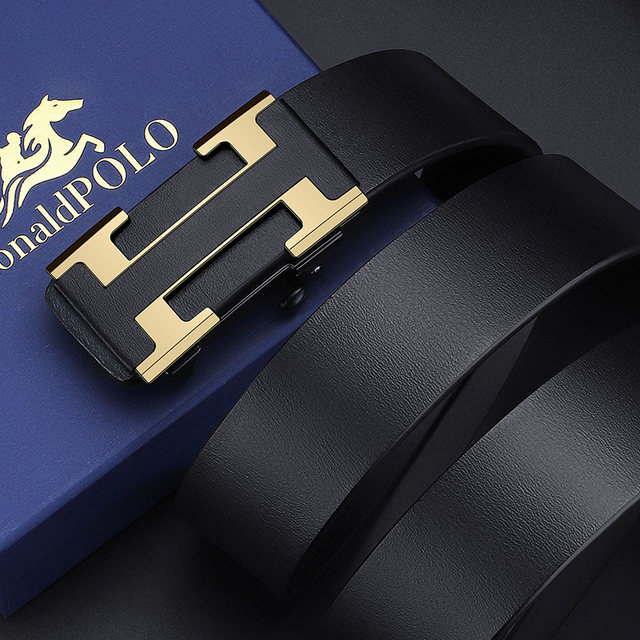 Paul toothless inner buckle non-leakable leather belt for men