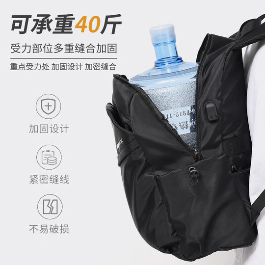 Mochila 361 grados con diez compartimentos para hombre