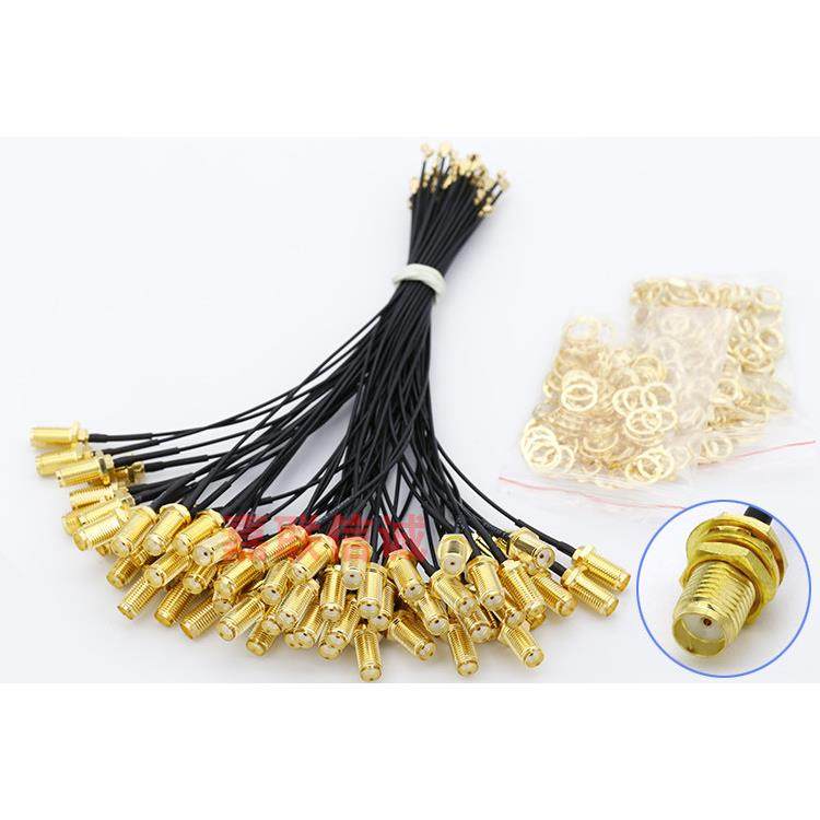 ipex转sma母头内孔SMA转IPX转接线 WIFI/GSM/3G/GPS/4G模块连接线 - 图0