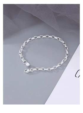 韩版复古时尚简约手链女in小众设计粗款链条经典百搭