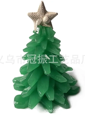 圣诞树橱窗树脂摆件圣诞树装饰品摆件设计装修家居圣诞树led摆件