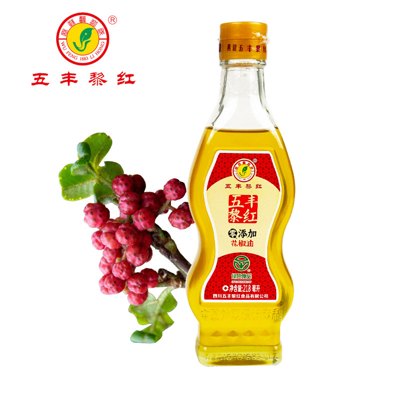五丰黎红花椒油218ml汉源花椒油麻油凉拌菜藤椒油麻椒油特麻,淘宝优惠券,粉丝福利购,淘宝优惠卷