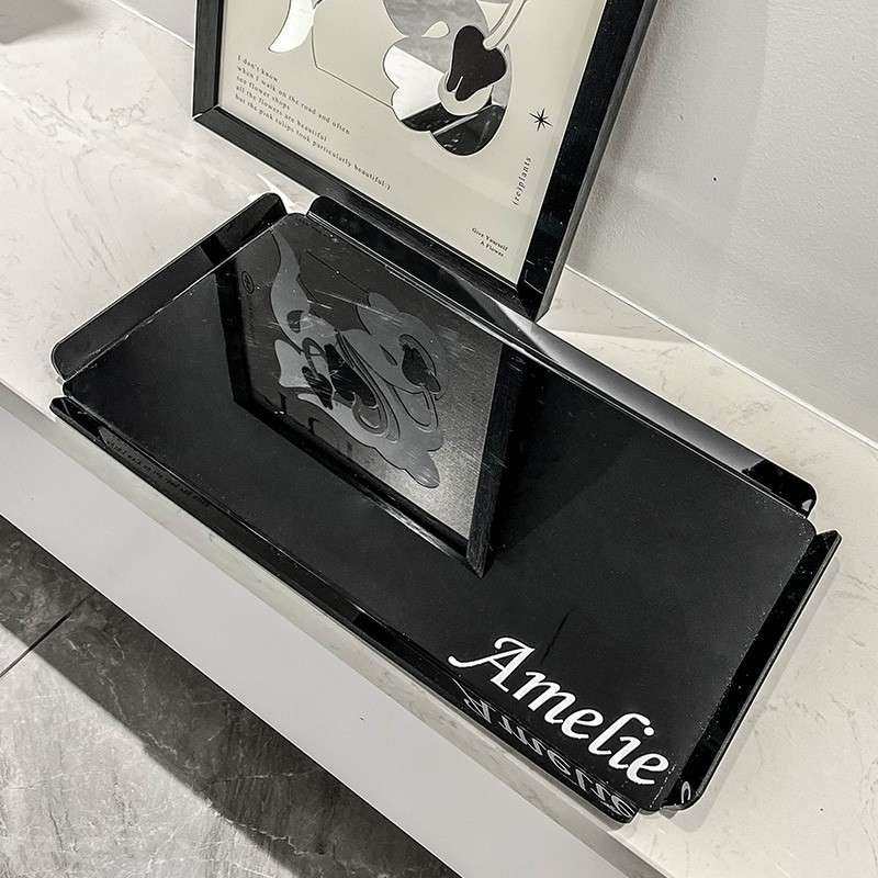 ins亚克力小众设计感香薰果盘咖啡茶托盘甜品盘家居轻奢北欧简约,淘宝优惠券,粉丝福利购,淘宝优惠卷