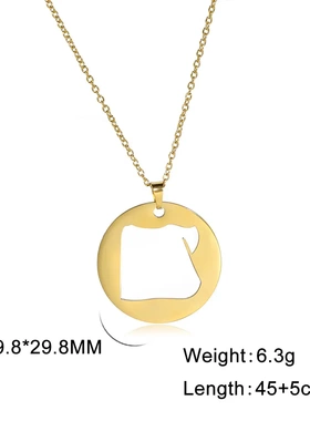 欧美热销埃及项链个性百搭切割不锈钢项链不褪色直销