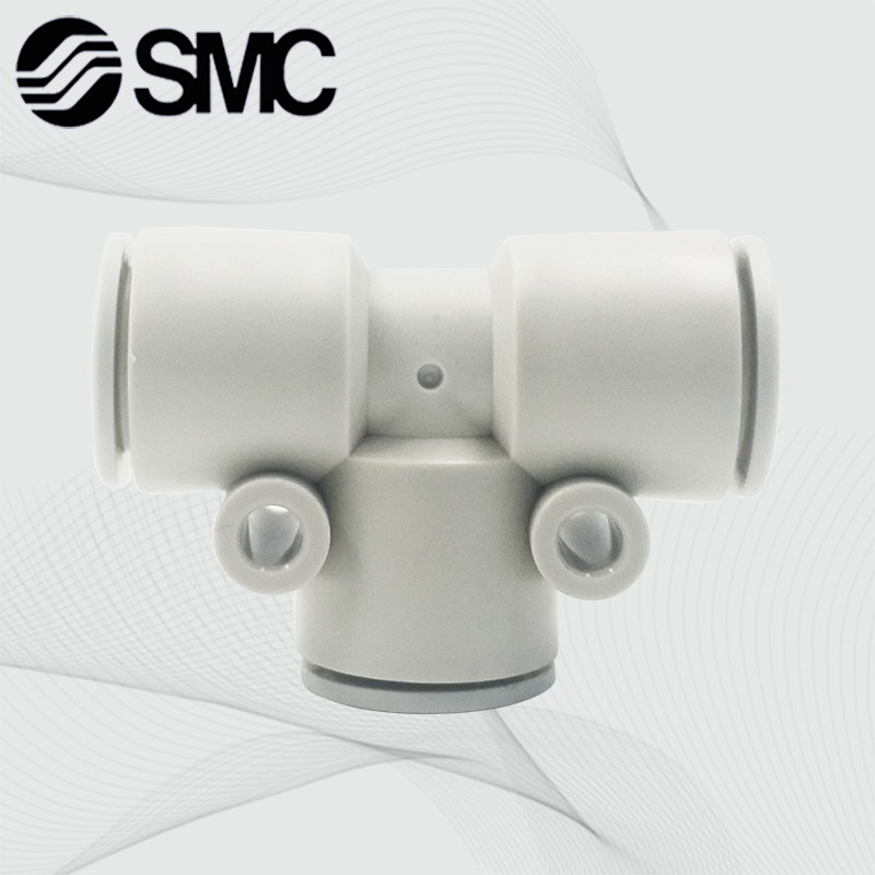 SMC气管T型三通快插接头KQ2T04-00A KQ2T06-00A KQ2T08-00A变径通 - 图0