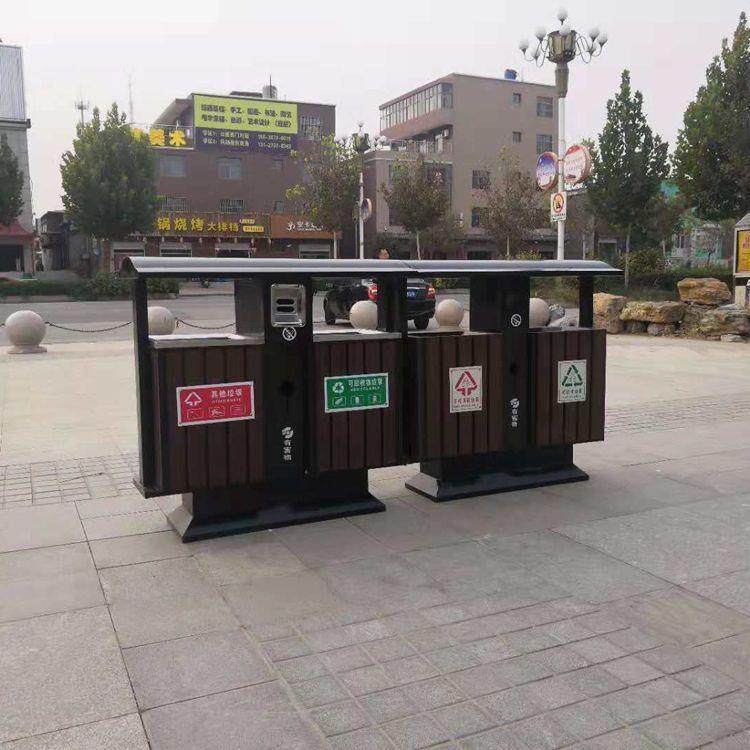 户外分类垃圾桶环卫垃圾桶果皮箱钢木垃圾桶垃圾桶生产厂家,淘宝优惠券,粉丝福利购,淘宝优惠卷
