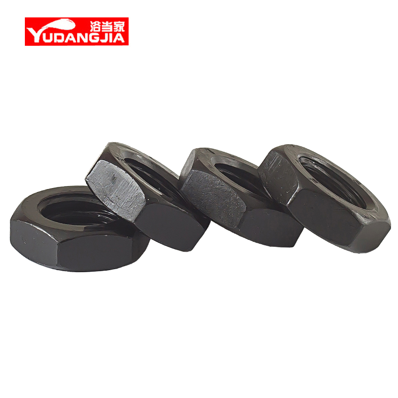 GB6172发黑六角薄螺母螺帽外六角薄螺丝帽M5M6M8M10M12M16M20M56 - 图1