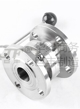 304不锈钢法兰蝶阀卫生级涡轮法兰式连接阀门DN50 65 80 125
