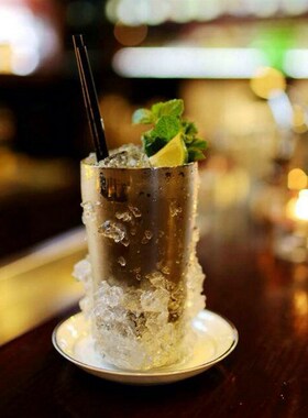 酒吧传奇 创意鸡尾酒杯 波士顿厅杯 薄荷朱丽普杯 不锈钢朱莉普杯