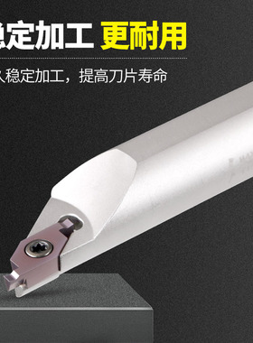 小径端面内孔切槽刀SGIVFR16Q16圆弧浅槽加工刀杆VC1604R刀片
