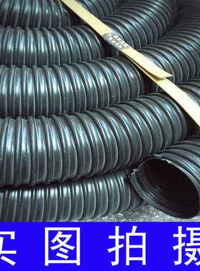 200MM/8寸风琴管工业吸尘管灰色吸排风管木工机械集尘管除尘管