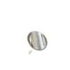 Korean style matte oval open ring women's niche design simple ring fashionable temperament versatile hand jewelry