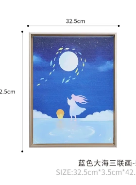 如果简约装饰画客厅墙上挂画卧室风景床头画酒店客房壁画