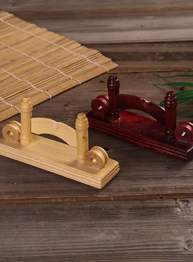 扇拖扇座红色扇座工艺扇架折扇底座扇架扇子架子摆设扇子支架配件