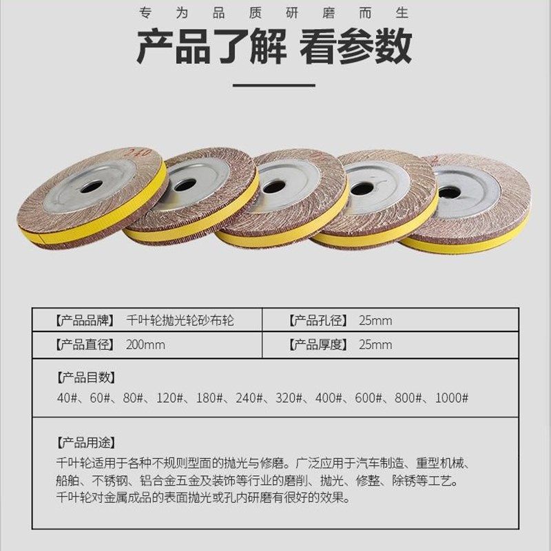 千叶轮抛光片100砂布轮125打磨150卡盘砂纸磨轮200千页轮250百叶,淘宝优惠券,粉丝福利购,淘宝优惠卷