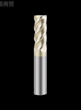 60度白金4刃钨钢铣刀不1锈专6毫米钢10mm硬用质75184合金加长2 3