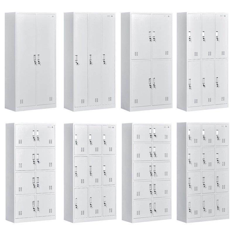 更衣柜员工收纳柜铁皮衣柜鞋柜浴室美容院储存柜存物柜六门换衣柜,淘宝优惠券,粉丝福利购,淘宝优惠卷