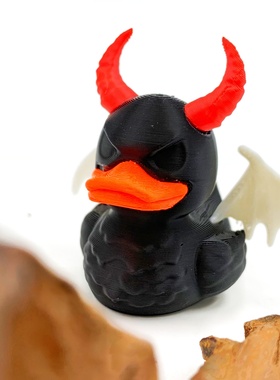 3D打印创意万圣节氛围感装饰品暗黑天鹅模型摆件家居书房装饰摆件