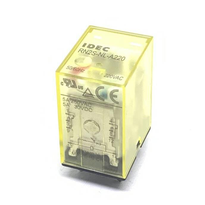 IDEC和泉RN2S-NL-D24 RN4S-NL-D24 A220 A24继电器SNL -D48 D110 - 图3