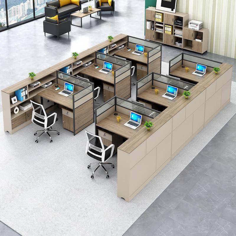 办公桌椅组合屏风隔断办公室卡座4人6人职员财务桌子办公家具,淘宝优惠券,粉丝福利购,淘宝优惠卷