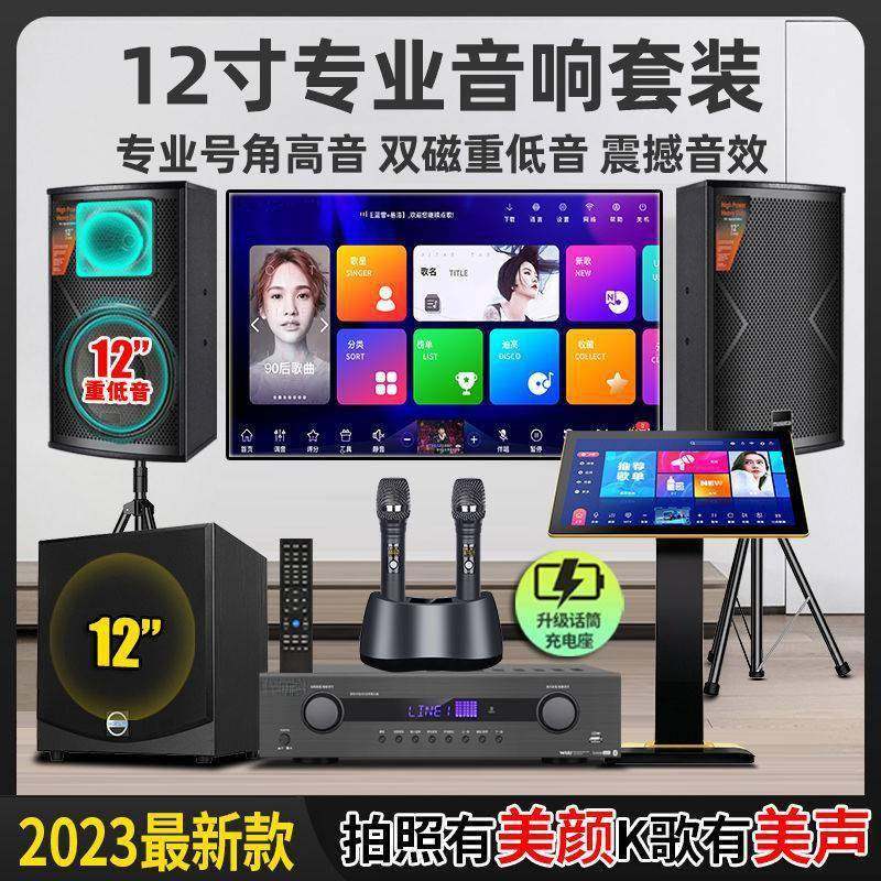 ，12寸家庭ktv音响套装全套家用K歌点歌台卡拉OK音箱一体机,淘宝优惠券,粉丝福利购,淘宝优惠卷