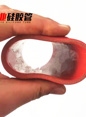 夹布夹线硅胶管大口径耐高温高压 51mm多层夹布加厚红色米管水管