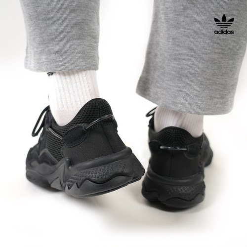 Adidas阿迪达斯三叶草经典黑武士跑步复古老爹鞋跑步鞋EE6999 - 图1
