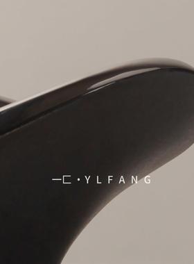 一匚现代轻奢创意帽子状陶瓷置物盘 样板间售楼处酒店玄关摆件