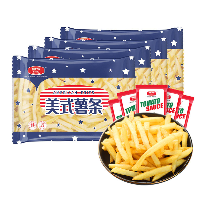 惠发冷冻薯条半成品薯条空气炸锅专用食材 惠发美式薯条500g*2袋,淘宝优惠券,粉丝福利购,淘宝优惠卷