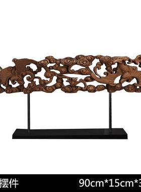 新中式狮子摆件禅意书桌家居客厅书房办公桌房间玄关酒柜软装饰品