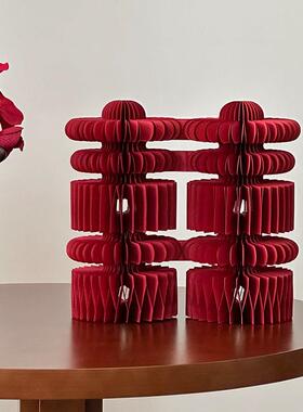 婚房布置喜字套装摆件订婚卧室桌面摆台装饰立体双囍结婚拍照用品