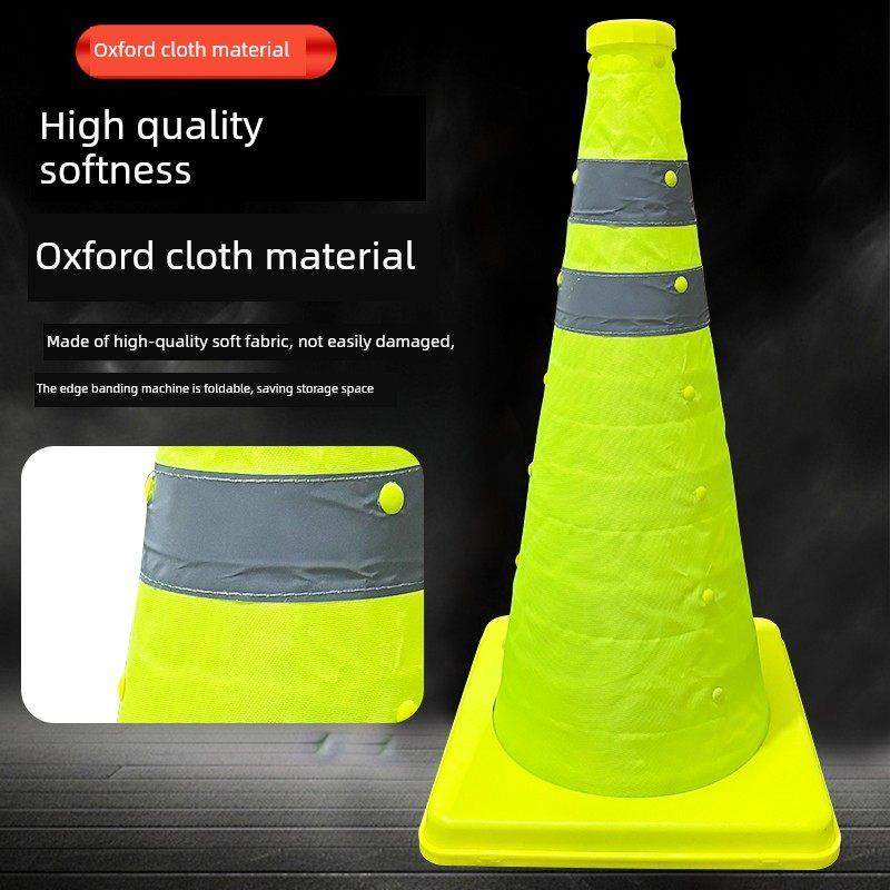 伸缩路锥 荧光绿反光锥停车汽车交通应急轻便警示路障可折叠锥筒,淘宝优惠券,粉丝福利购,淘宝优惠卷