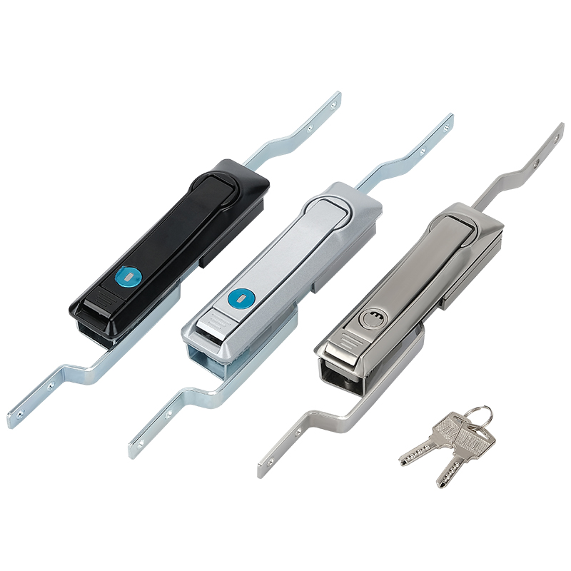 ABZ柜锁MS828天地连杆锁MS829开关控制电气柜门锁MS460黑色亚光 - 图3