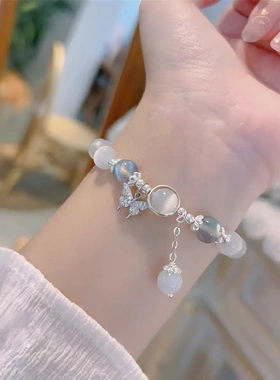 冷淡风镶钻人造石款手链个性设计手串气质百搭高级感手饰