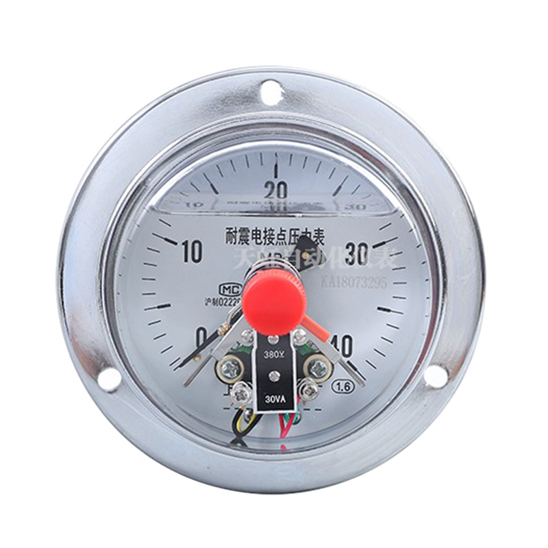 轴向磁助式抗震耐震电接点压力表控制器 YNXC100ZT 0-40/60/25Mpa - 图3