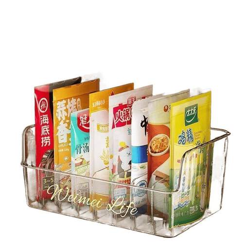 12345678调袋收纳盒料家用能厨房置物架多功分格盘料袋装香料调料 - 图3