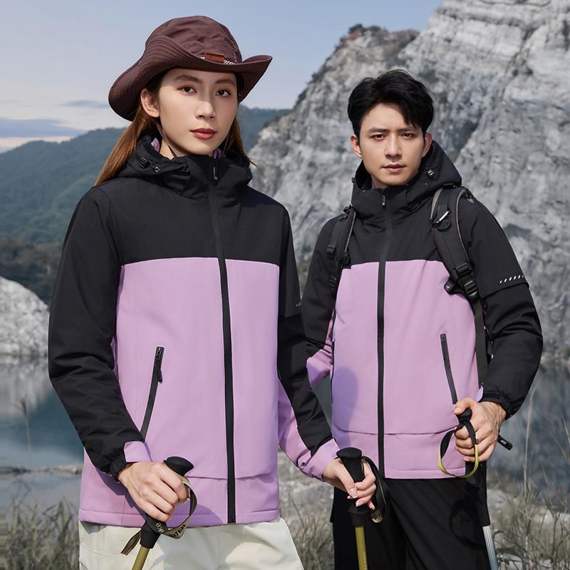 冲锋衣定制工作服印logo秋冬4s店企业销售团体风衣工装外套夹克男 - 图2