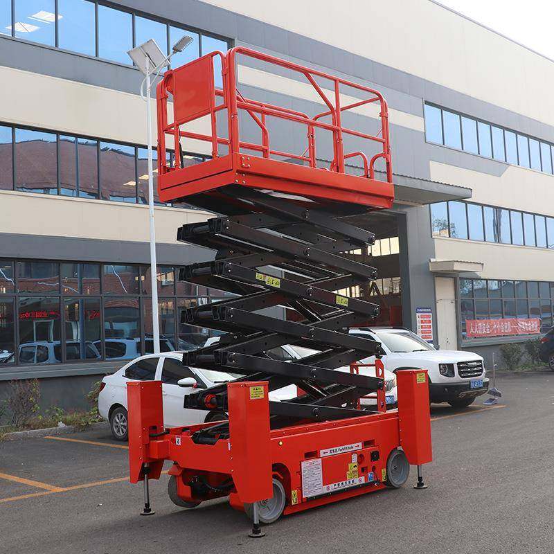 液压剪叉移动升降平台一键调平升降车交叉式工地用升降机举升机,淘宝优惠券,粉丝福利购,淘宝优惠卷