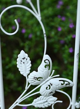 铁艺围栏花园小篱笆庭院栅栏阳台隔断 饰户外矮栅栏装饰草坪