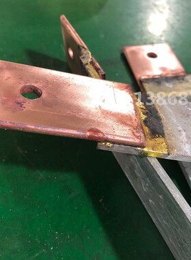 铜铁转换条 铜铁过渡板 铜铁连接器 4*40 5*50接地铜排机房转接头
