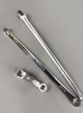 底盘维修后轮外倾角调整专用工具四轮定位检测T10179加长梅花扳手